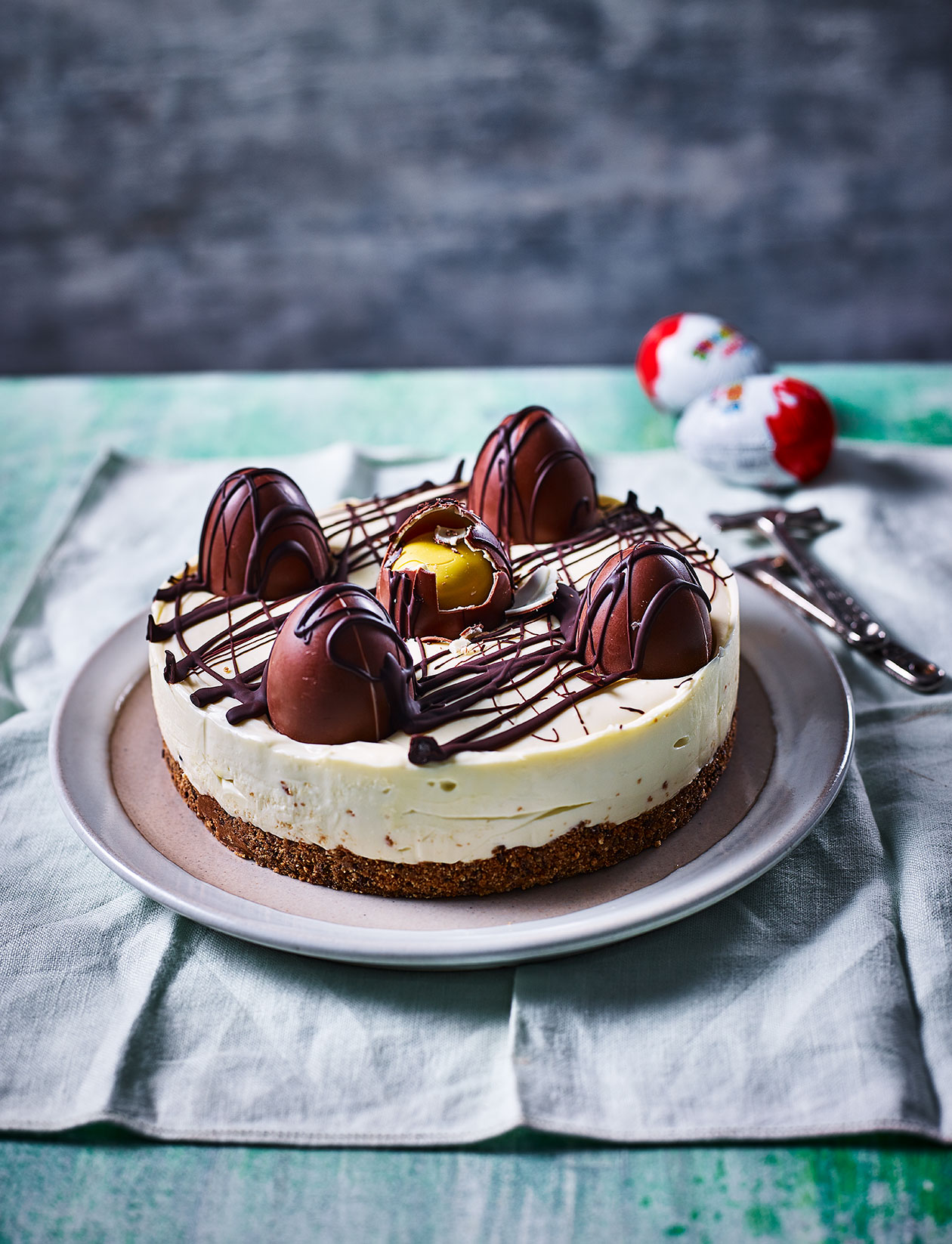 Kinder Egg cheesecake recipe Sainsburys Magazine